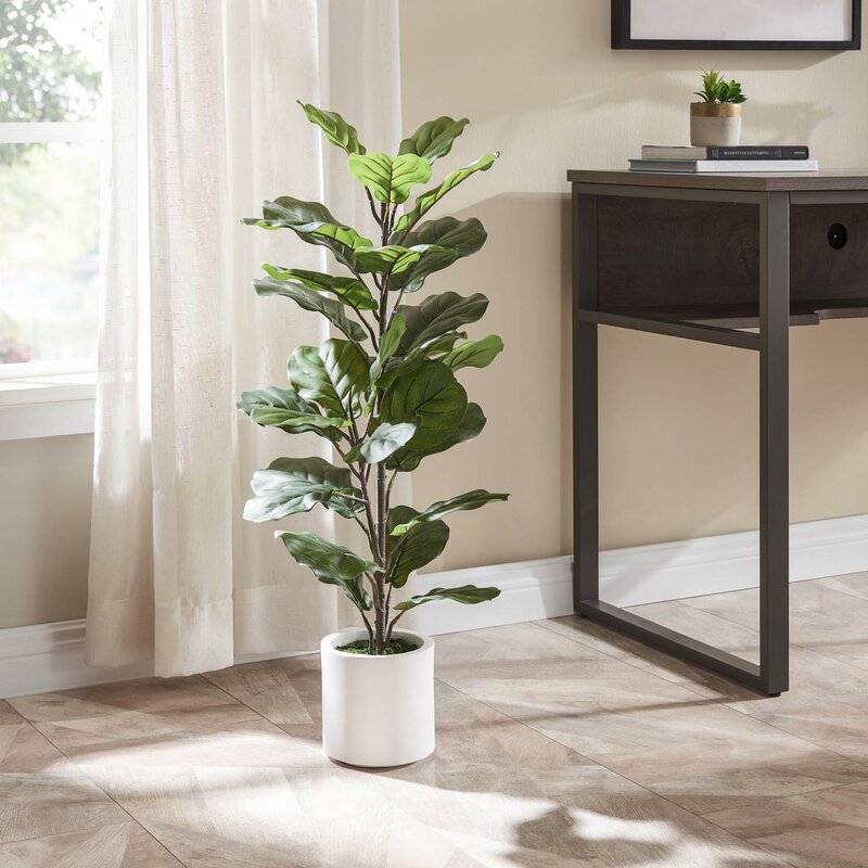 Faux Fiddle Leaf Fig Tree That Looks Realistic