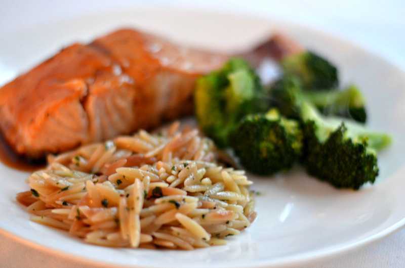 Bobby Flay's Salmon with Brown Sugar and Mustard Glaze Happily