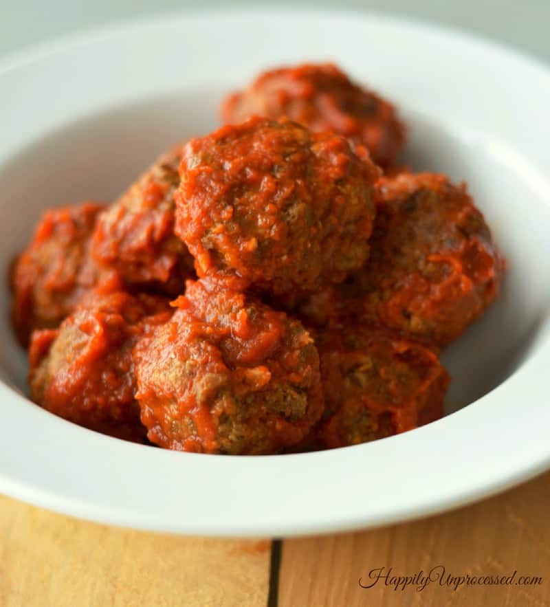 Anne Burrell's (Baked) Meatballs Happily Unprocessed