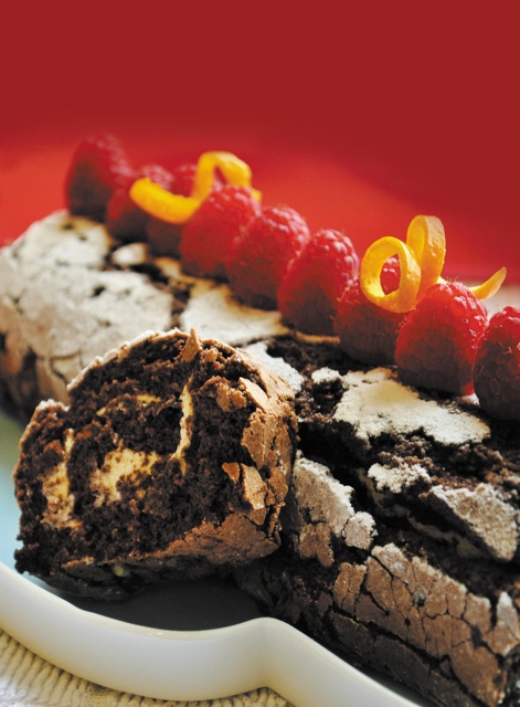 Gluten Free Chocolate Orange Roll