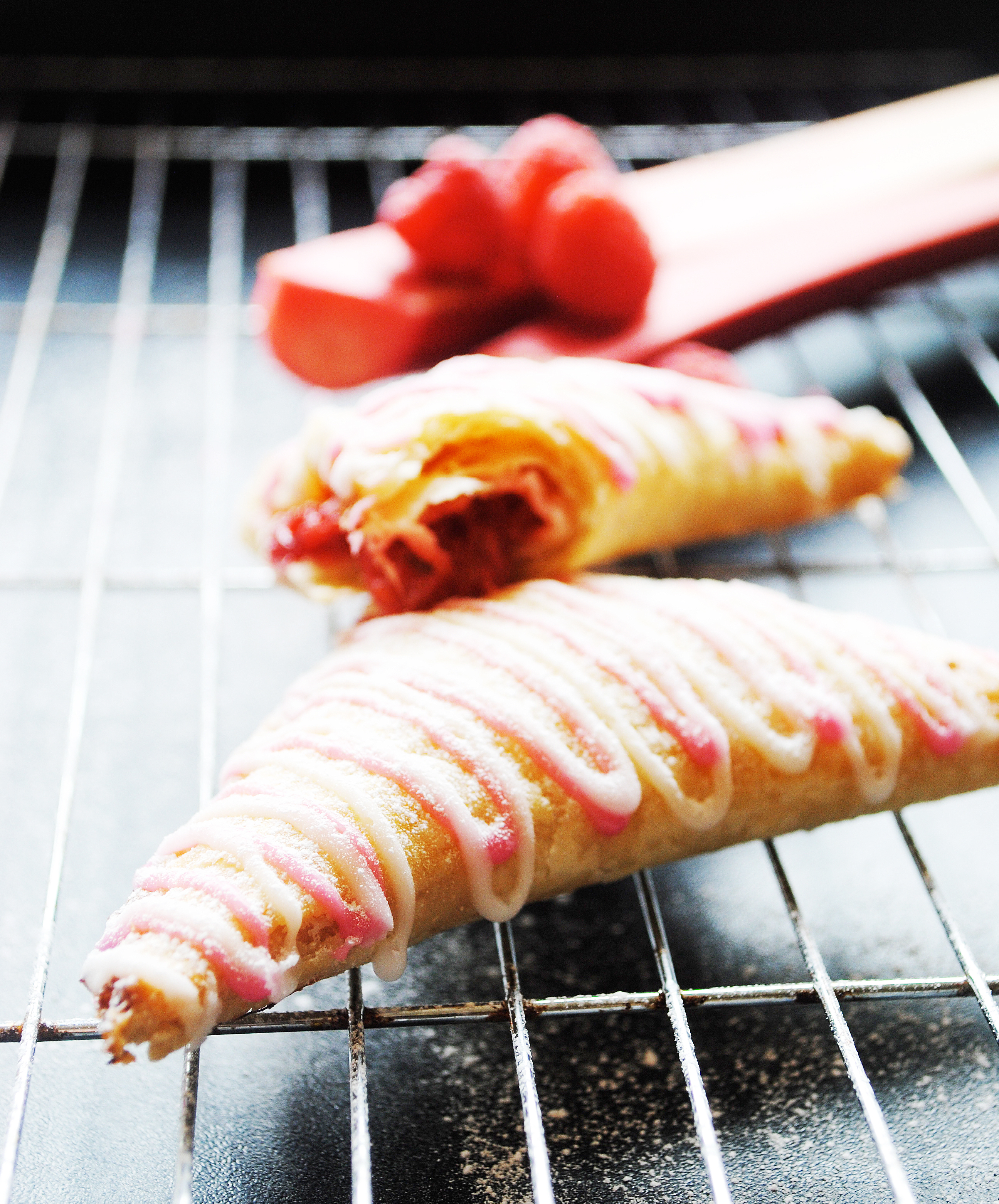 Rhubarb and Raspberry Turnovers (GF)