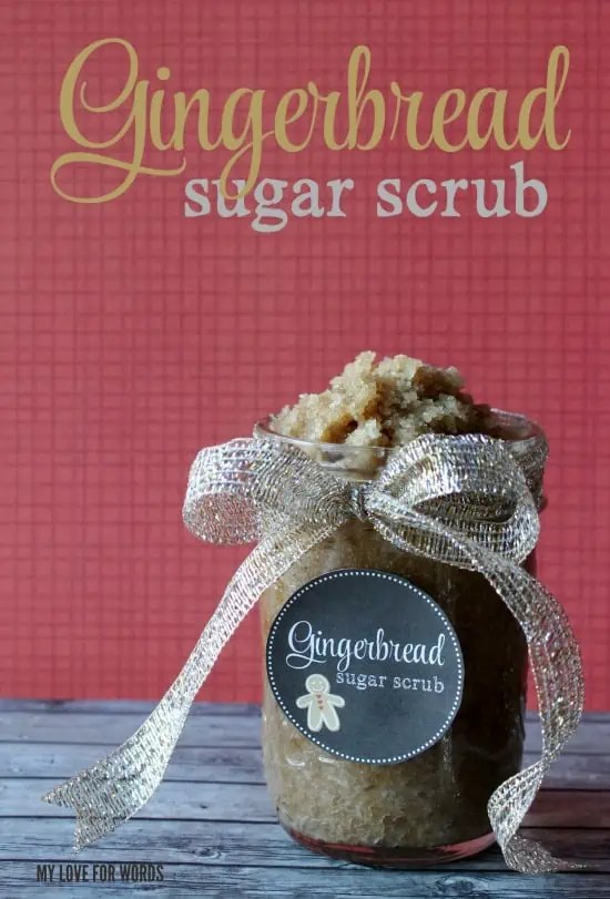 Gingerbread Sugar Scrub & Free Printable Labels