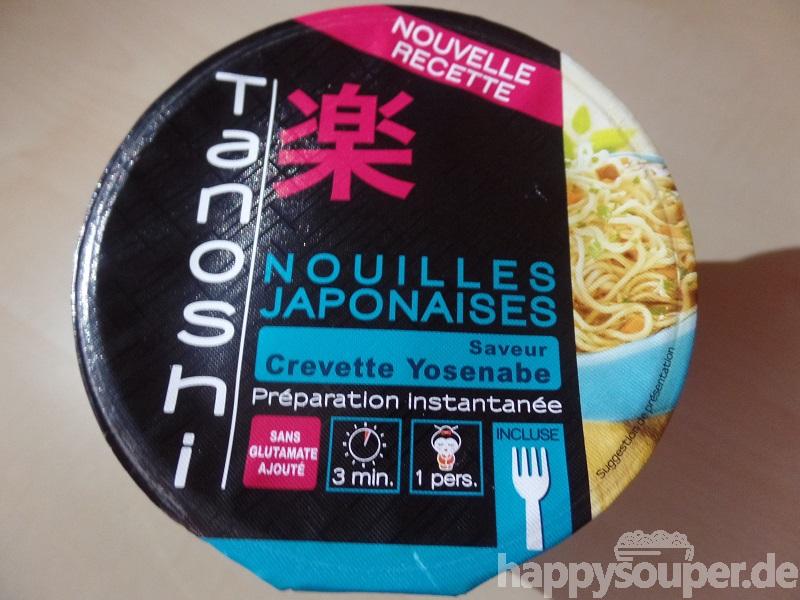 1208 Tanoshi Nouilles Japonaises Saveur Crevette Yosenabe Happy
