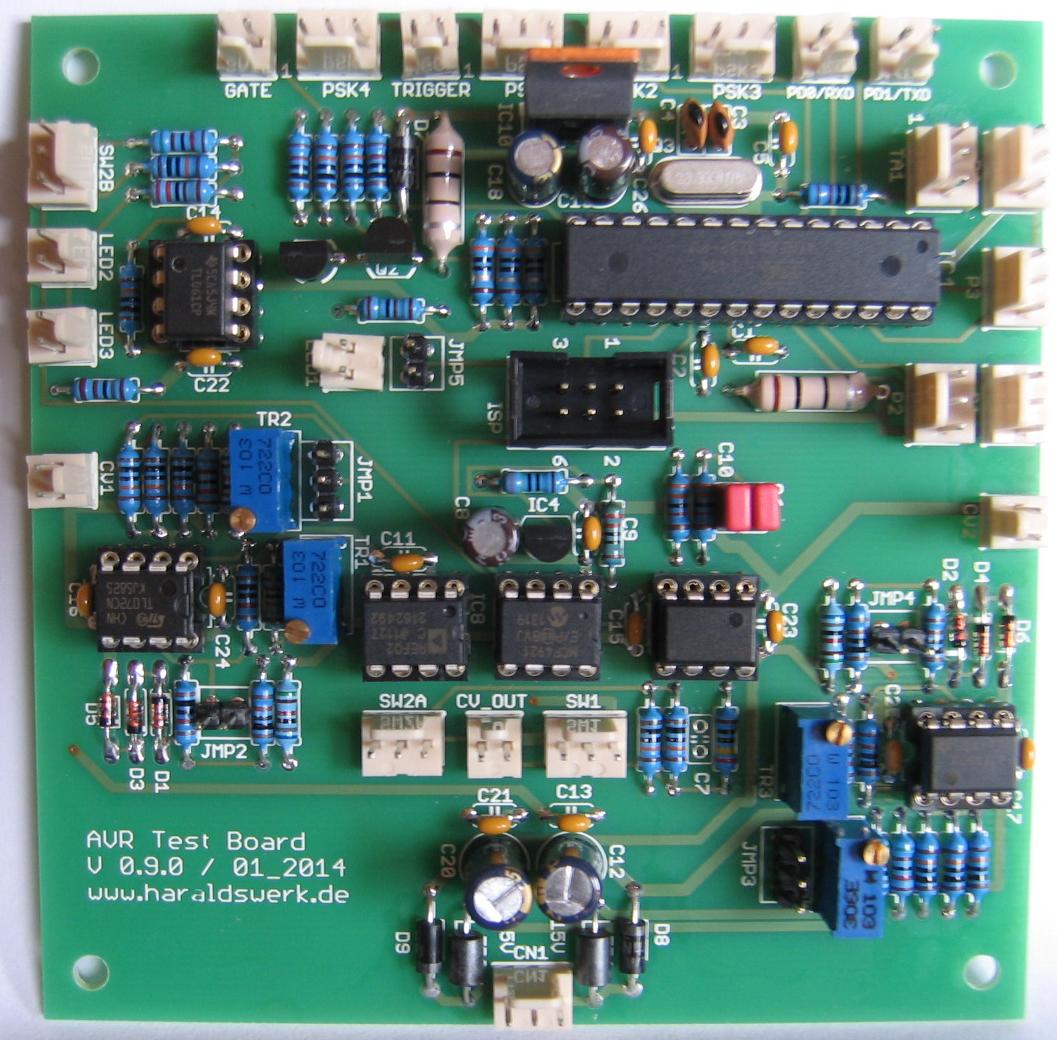 www.haraldswerk.de AVR ATMega328p Testboard