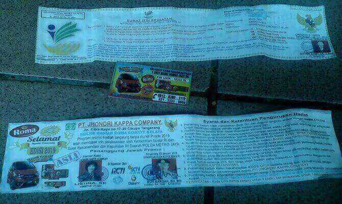 Awas Penipuan! Kupon Undian Berhadiah Menyebar di Cipaku Ciamis - Harapan  Rakyat Online