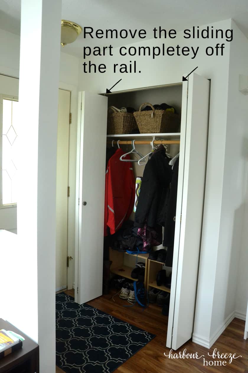 How to Convert Bi Fold Closet Doors into Modern Farmhouse French Doors