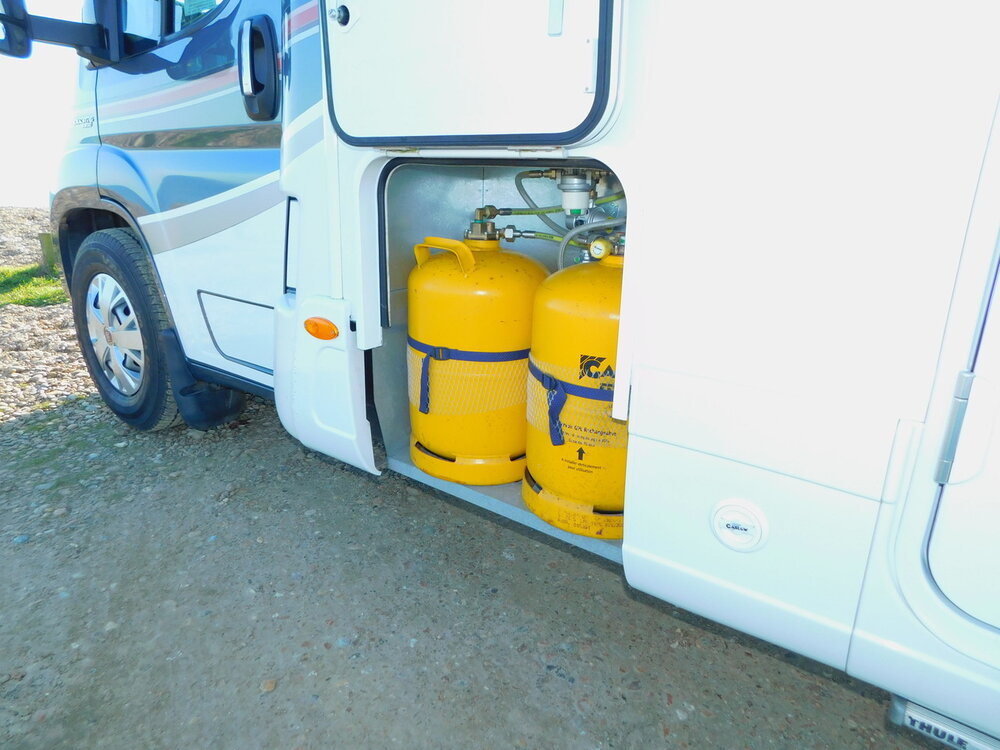 GasLow LPG refillable twin bottle gas system Harbour Creek Motorhomes