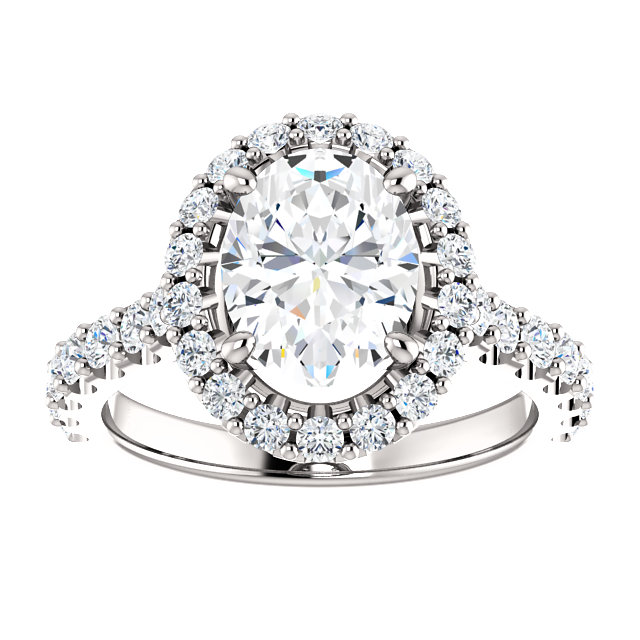 Oval Cut Engagement Ring Hard As Diamond