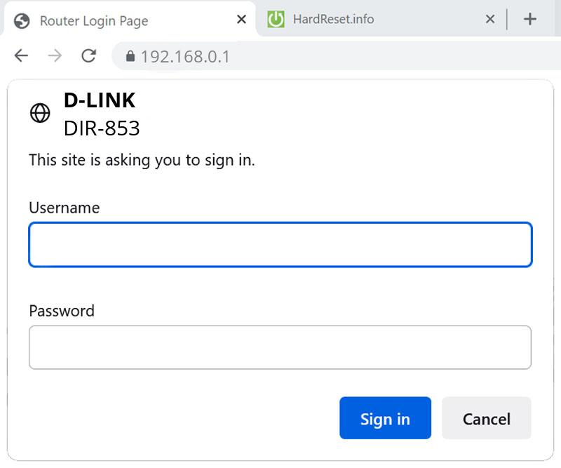 DLINK DIR853 Default Password, How To HardReset.info