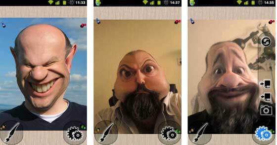 Editor Foto Immagini Android Gratis divertente Photo Warp Modificare Foto