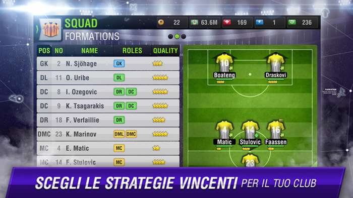 Giochi di calcio x iPhone iPad gratis download manageriali