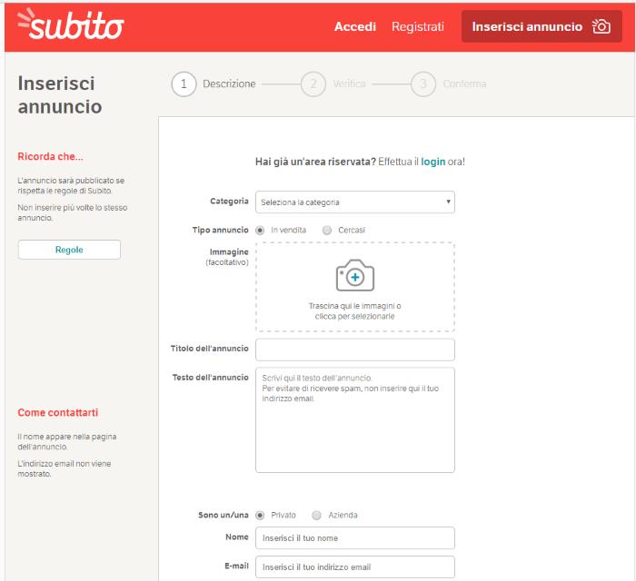 Come Inserire Annuncio Subito.it Gratis Mettere Foto Vendere Usato 640_x_700_jpg