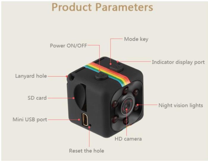 Videocamera SQ11 manuale istruzioni italiano e come usare Hardware