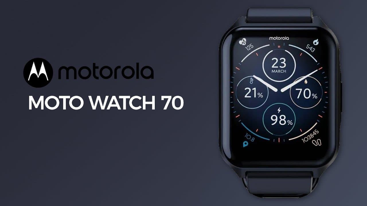 Motorola lança no Brasil o smartwatch Moto Watch 70; confira detalhes e