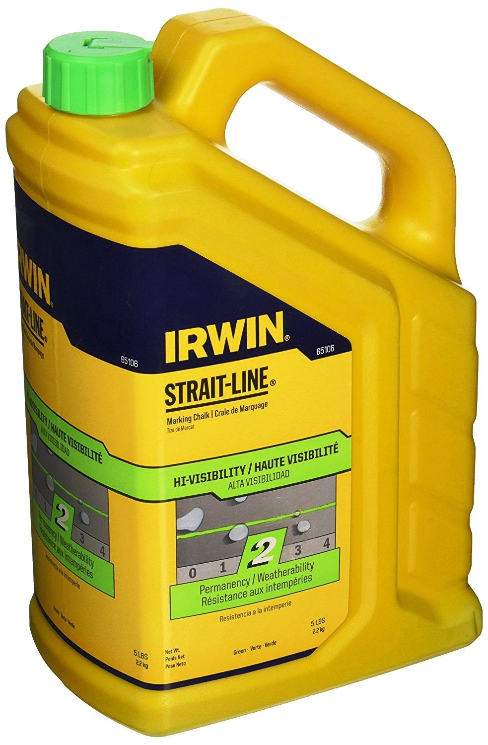 Buy the Irwin 65106 StraitLine Powdered Chalk, Fluorescent Green 5