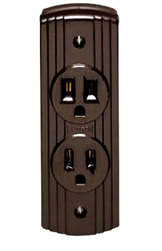 Buy the Leviton C205238 Duplex Surface Outlet Hardware World