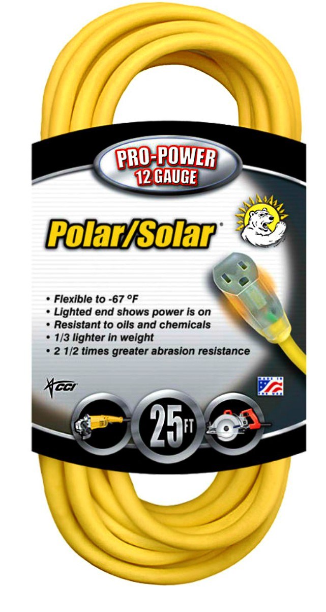 Buy the Coleman Cable 01687 Outdoor Extension Cord 25 feet Hardware