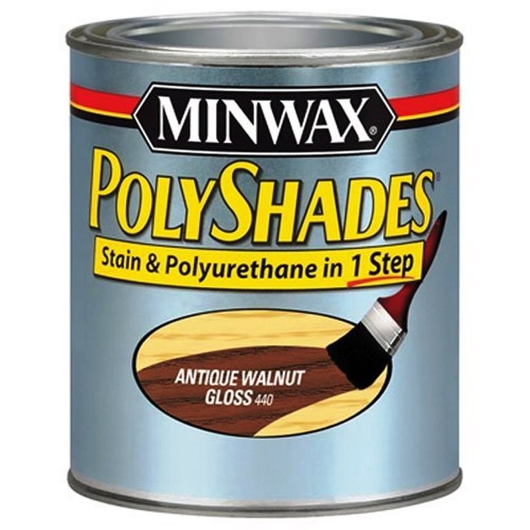 Buy the Minwax 61440 PolyShades Stain & Polyurethane Gloss