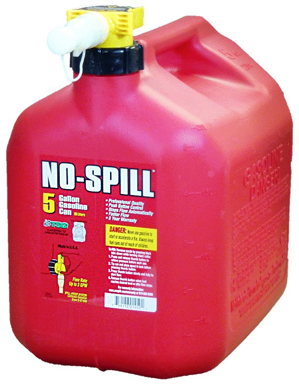 Buy the NoSpill 1450 Gas Fuel Can, No Spill 5 gallon Hardware World