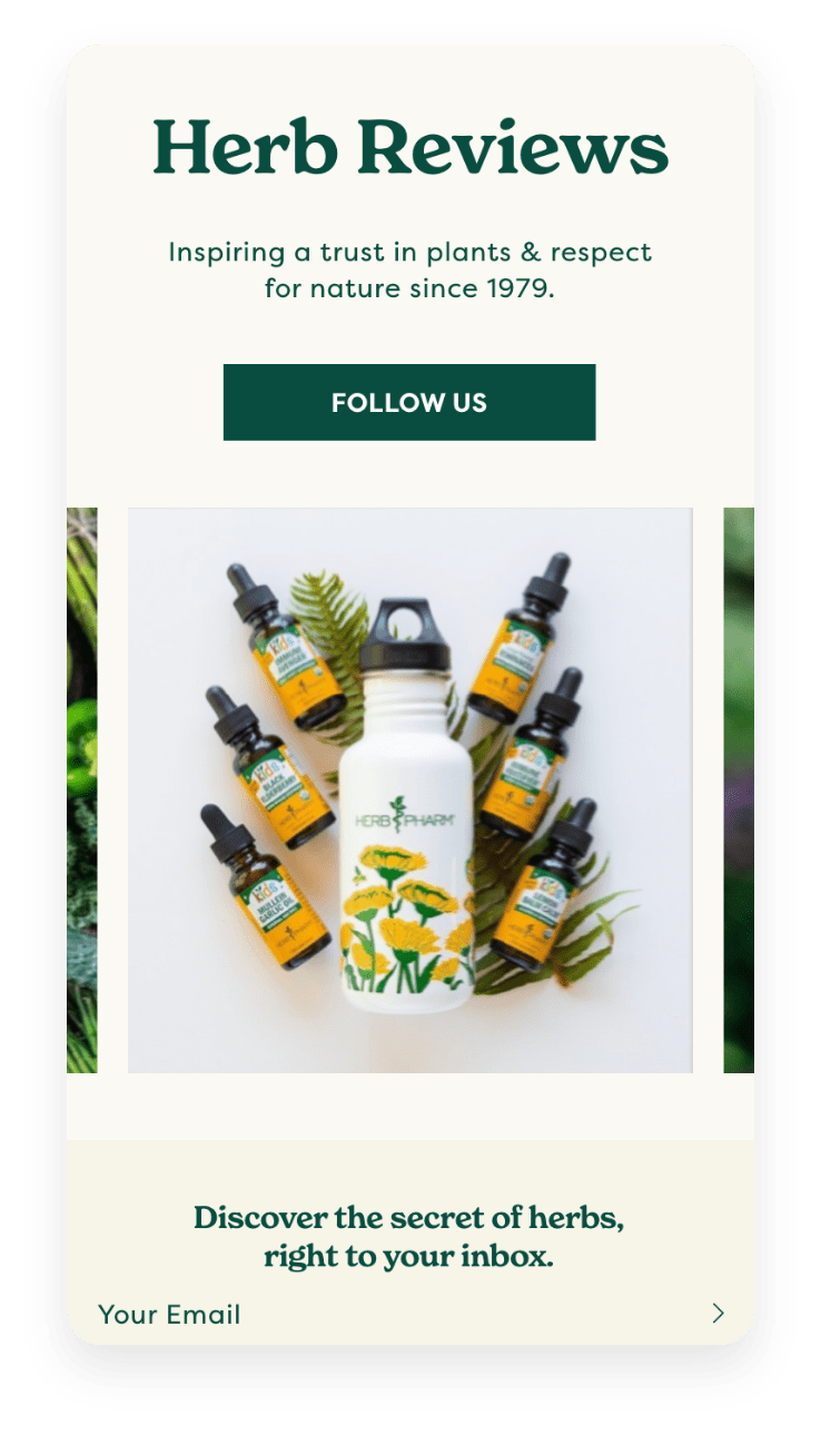 Herb Pharm Digital Work Portfolio Harlo Interactive