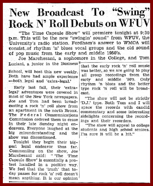 MEMORIES OF THE TIME CAPSULE SHOW