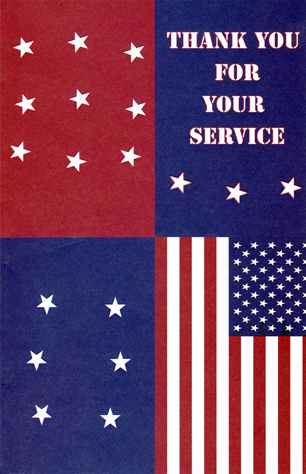 New Patriotic Thank You card Harnel Inc.