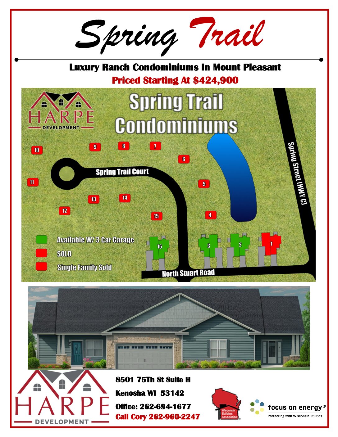 Luxury Condominiums Kenosha, WI Pleasant Prairie, WI Rochester, WI