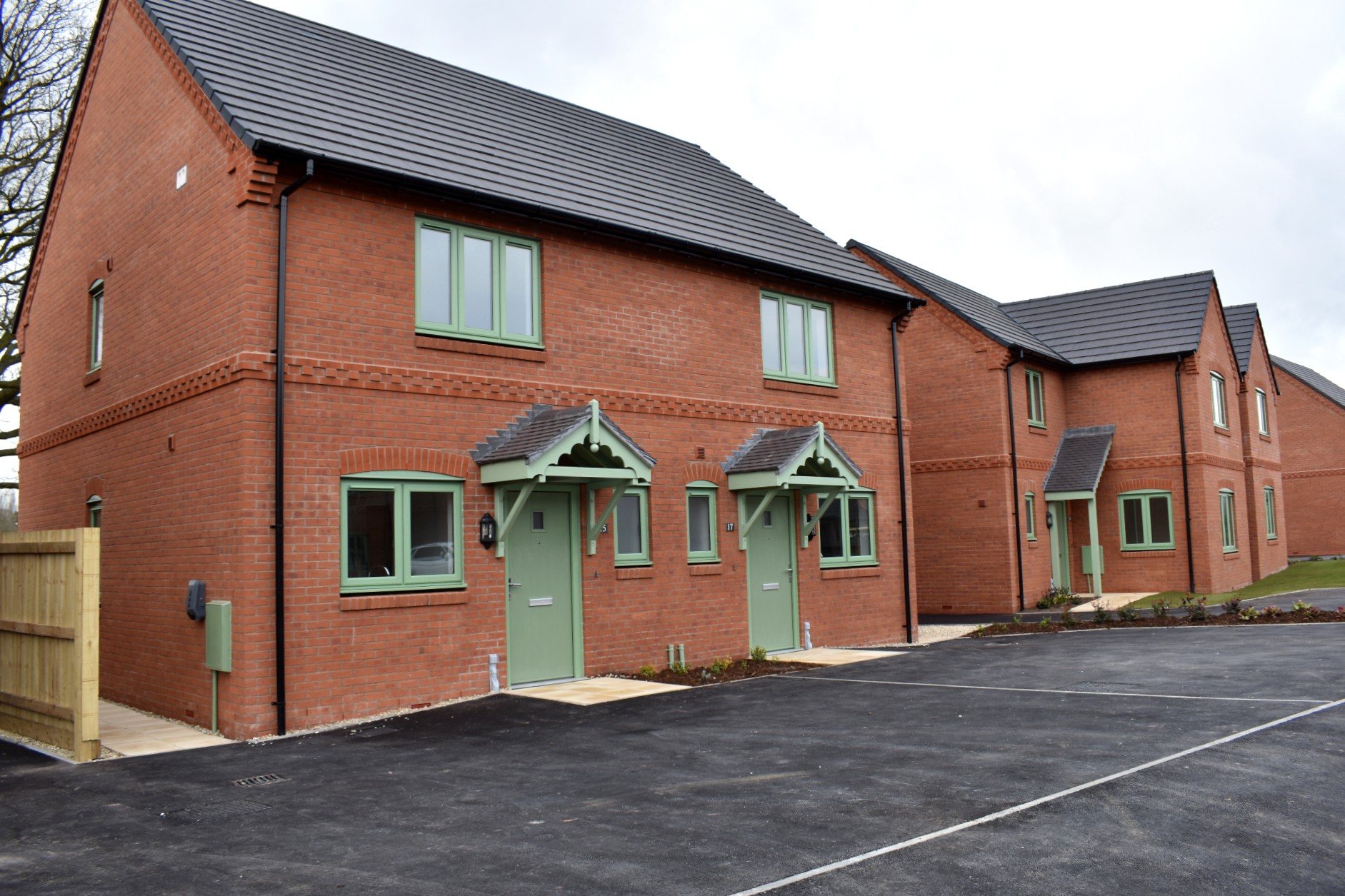 Completion of 16 Dwellings at Hanley Swan! Harper Group