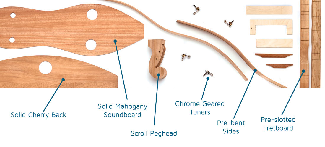 Musicmakers Hourglass Mountain Dulcimer KIT