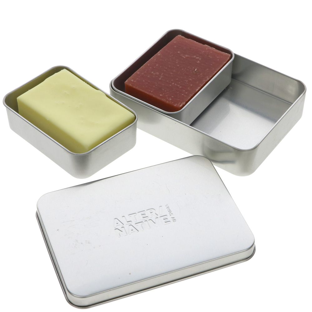 Aluminium Travel Soap Tin Harriet's of Hove