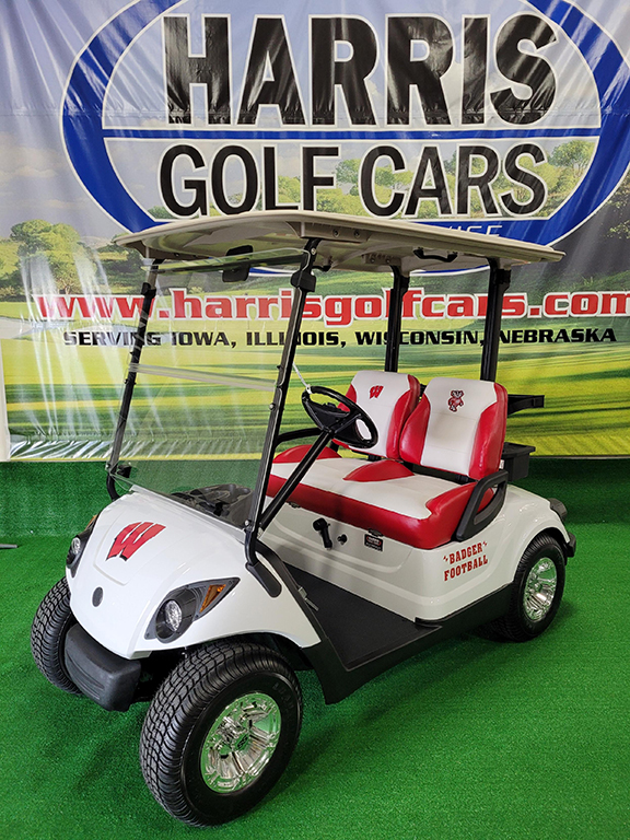 Custom Wisconsin Badgers Golf Car Harris Golf Cars