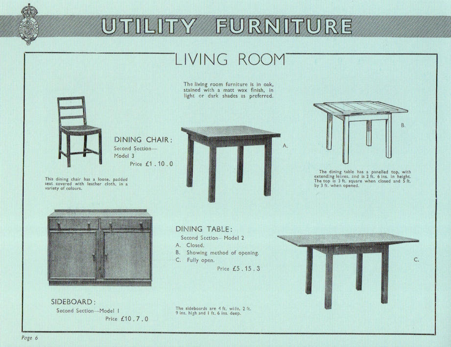 Utility furniture catalogue Harris Lebus