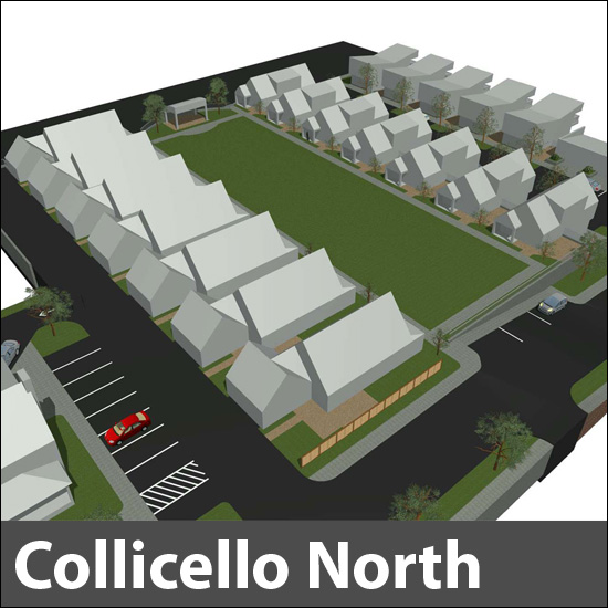 New Urbanist Community, Collicello North, under development in
