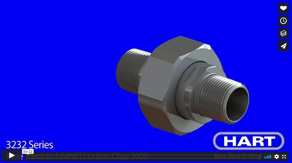 Male Threaded Unions HART Industrial Unions, LLC