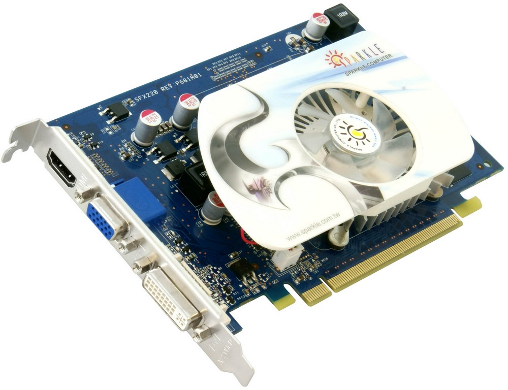 SPARKLE Announced First 40nm GeForce GT 220 Graphics Card