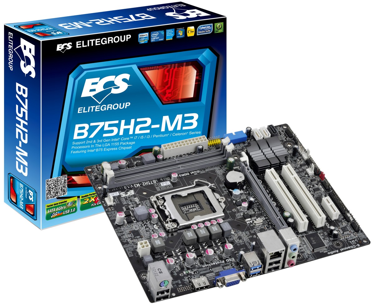 New ECS B75 Series PC Motherboards are Perfect for Home and Business