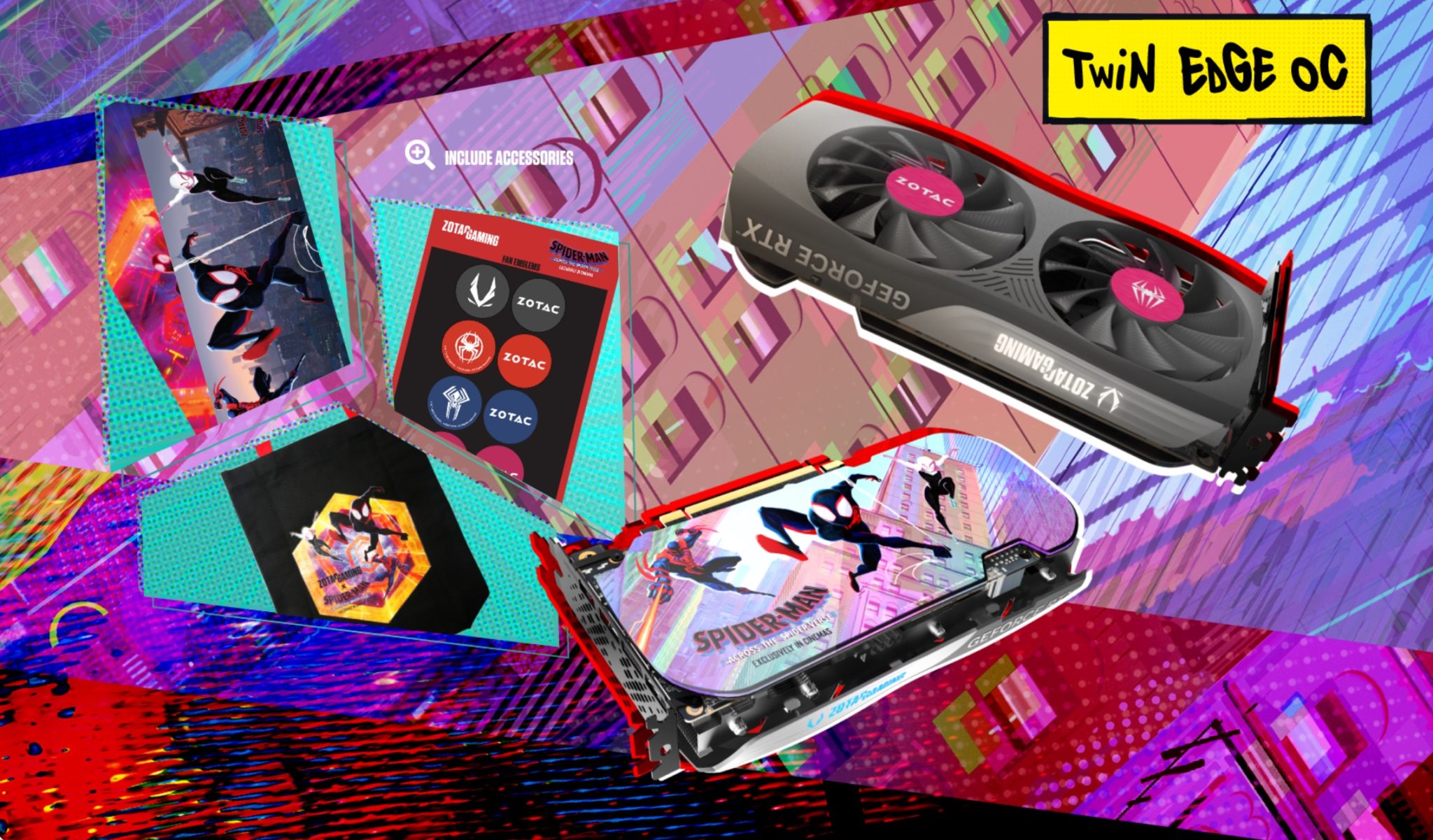 Zotac GeForce RTX 4070 Grafikkarten in limitierter Edition zu “Spider
