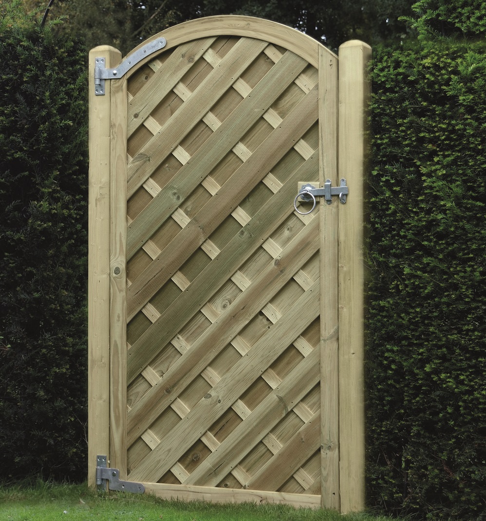 Horizontal Lattice Top Gate Hartwells Fencing