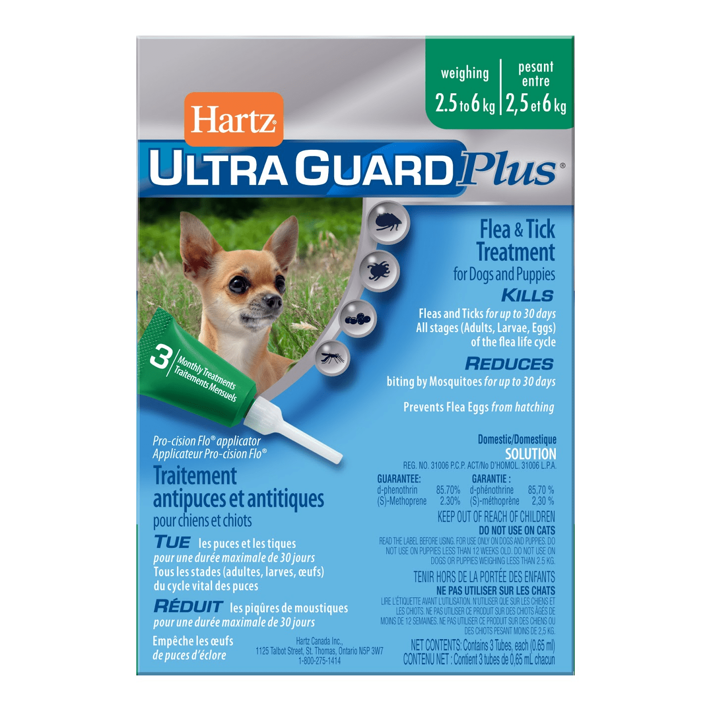 Hartz® UltraGuard Plus® Flea and Tick Treatment for Dogs and Puppies