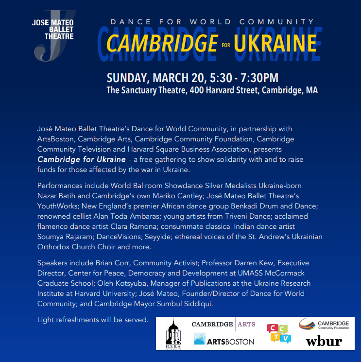 Cambridge for Ukraine Harvard Square