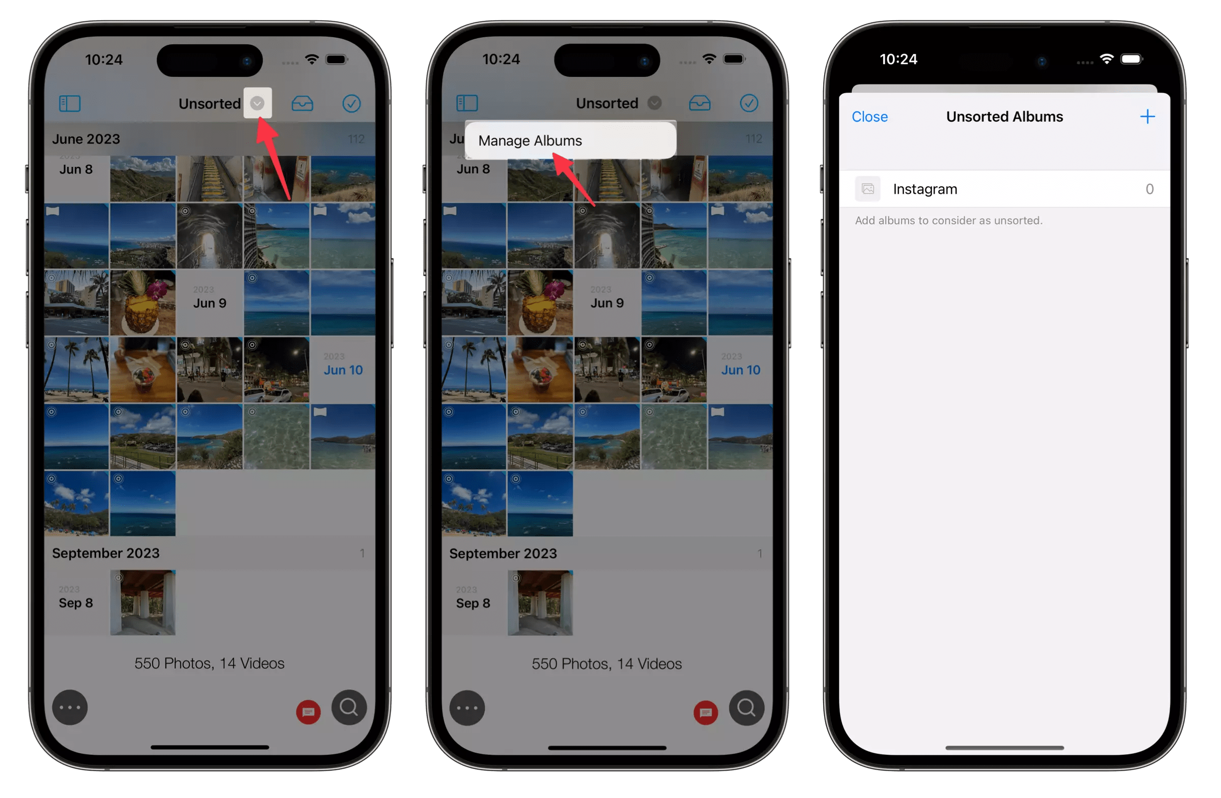 How to sort photos into albums on iPhone/iPad HashPhotos
