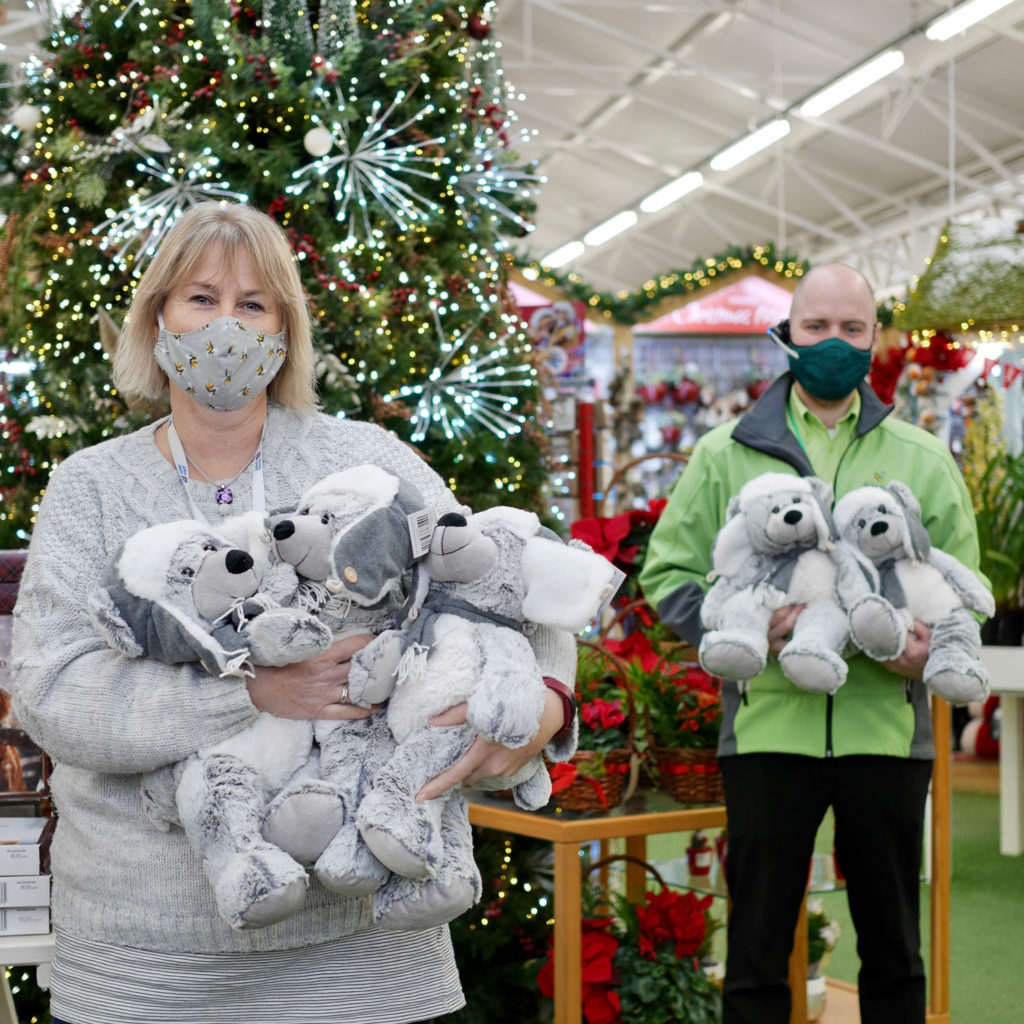 Haskins Garden Centre in Ferndown donates cuddly bears to local causes