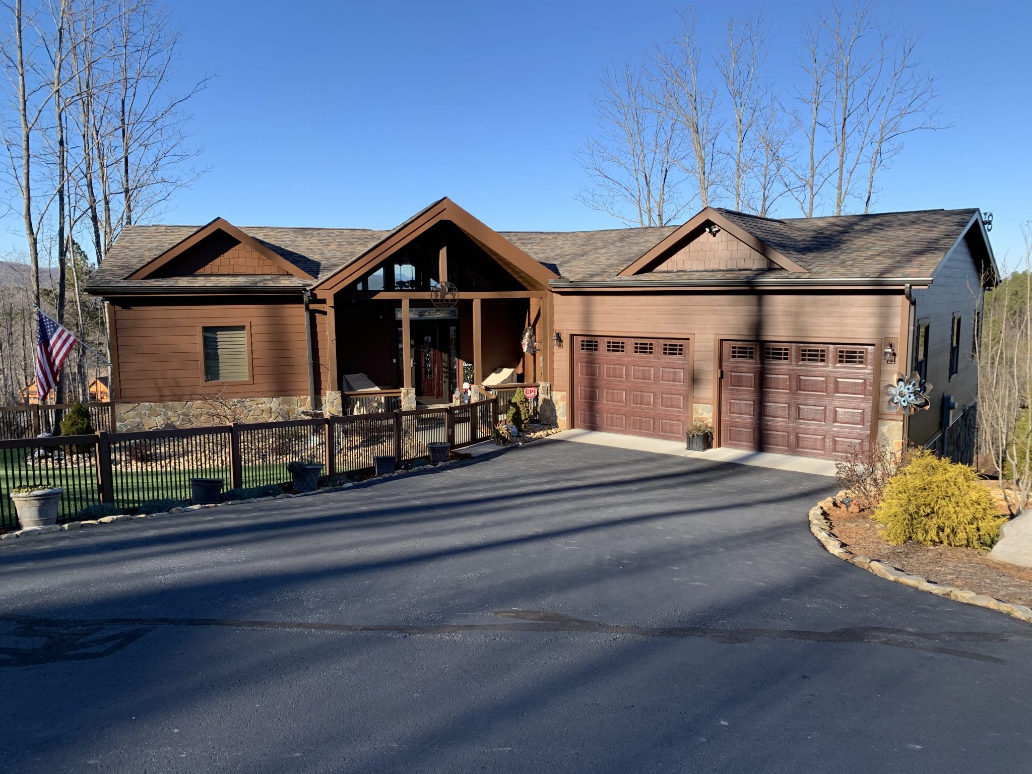 Nebo NC home is resided with James Hardie Dream Collection