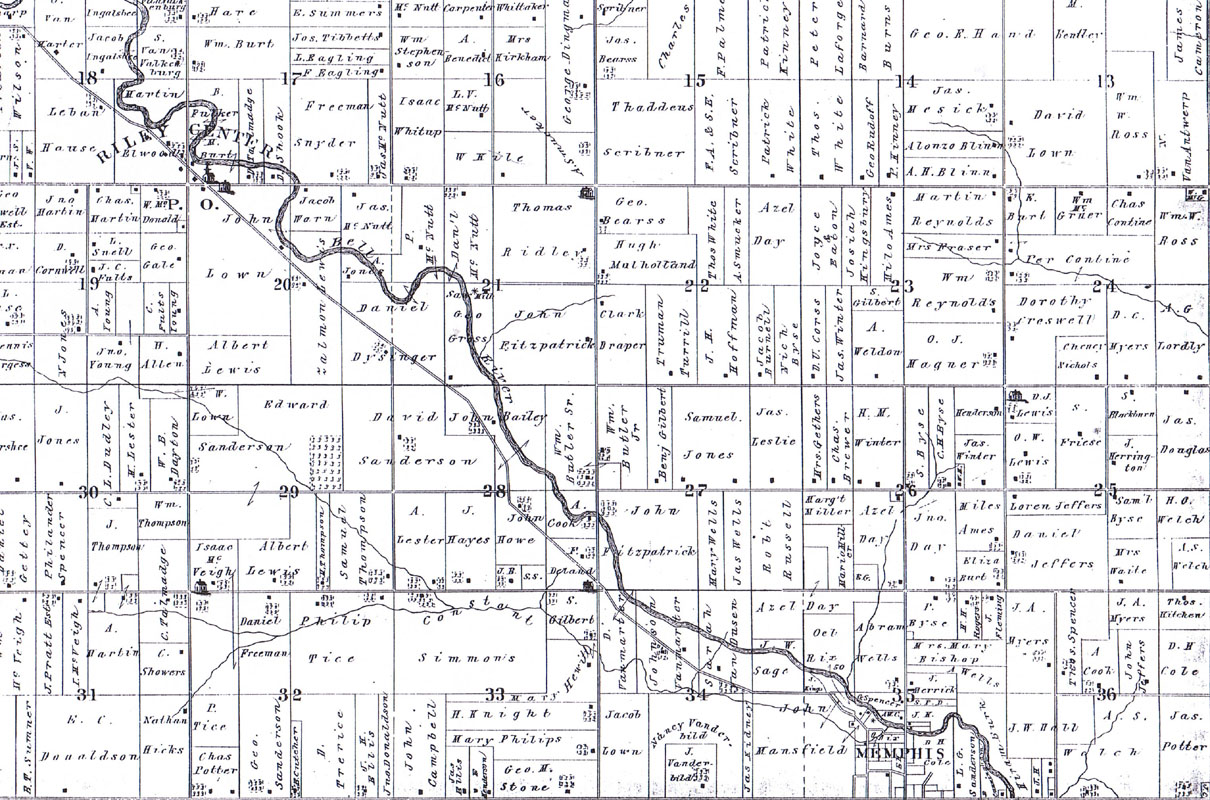 Property Lines Map Michigan Hause Family Michigan (19th Century)
