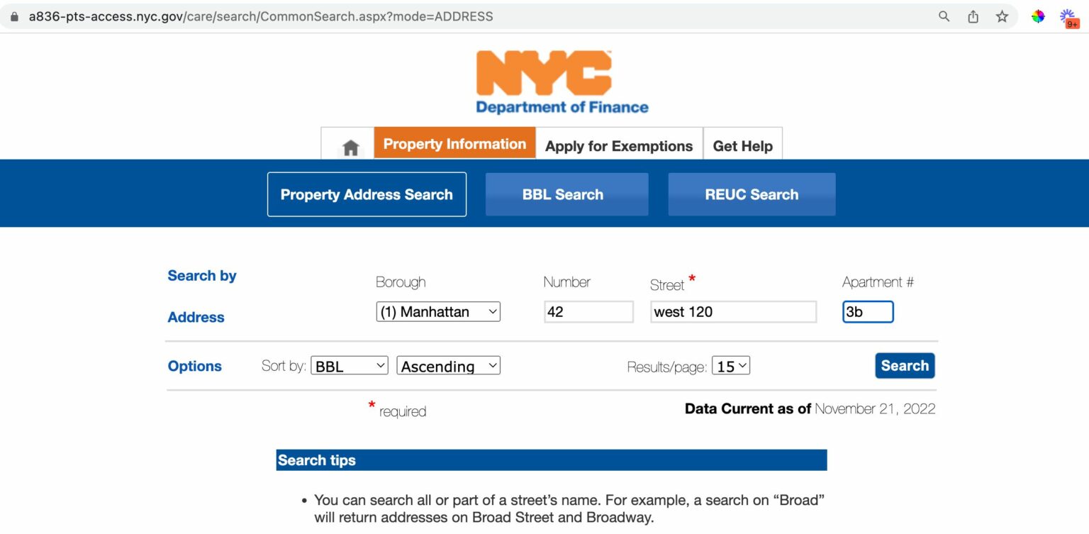 NYC Property Tax Bills How to Download and Read Your Bill
