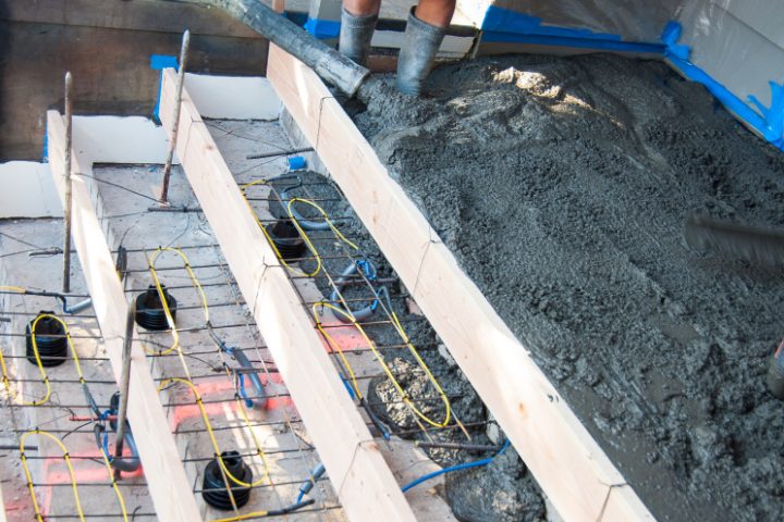 Rundung Betonieren Schalung
