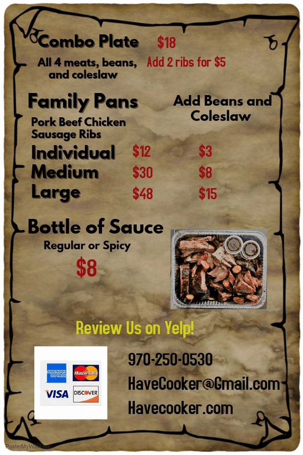 Catering Company Colorado BBQ Caterer Montrose CO Catering Glenwood