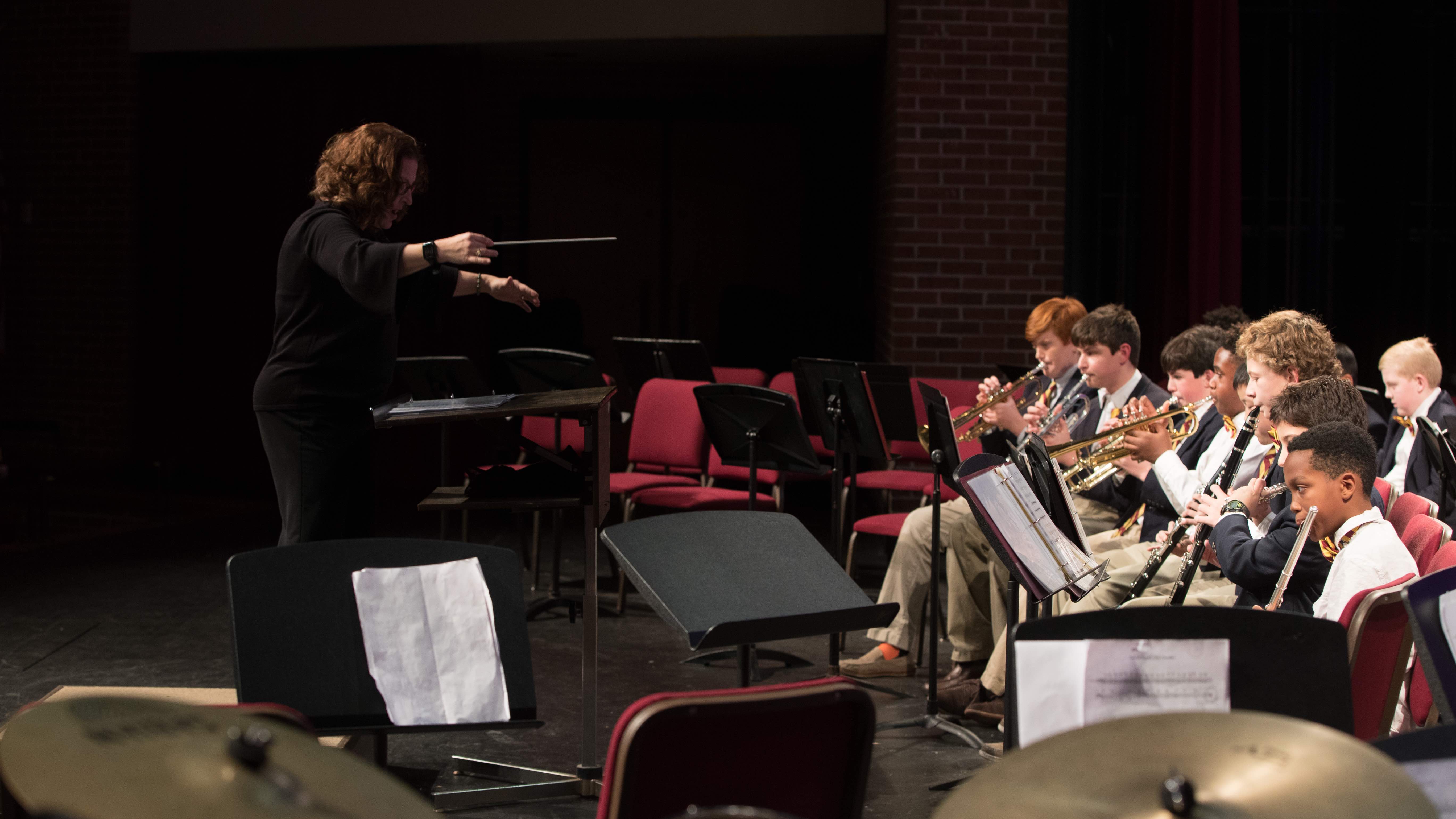 On Reading Lower School music teacher and choral director Val Case