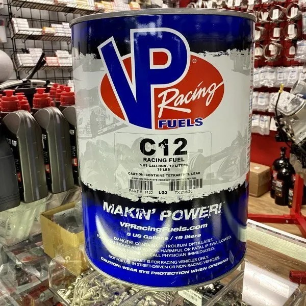 VP Racing C12 Race Fuel 5 Gallon Can Havoc Speed