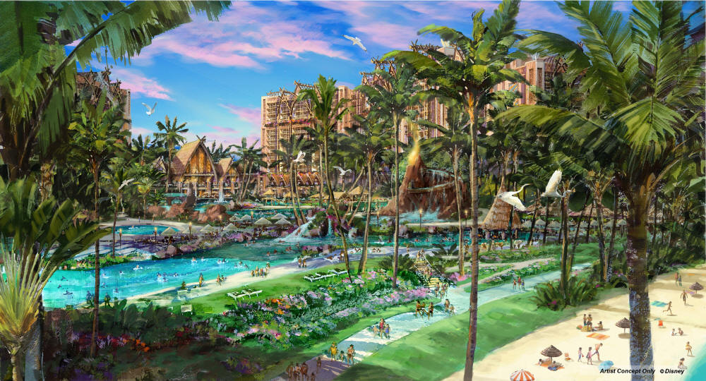 New Disney Hawaii resort underway. What it will look like. Hawaii